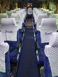 Crown Travels Cargo AC Seater didalam foto