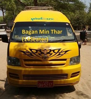 Bagan Min Tha Minivan outside photo