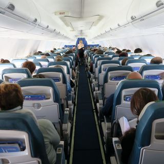 Georgian Airways Economy binnenfoto