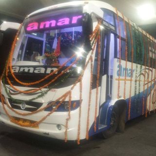 Amar Travel And Cargo AC Seater outside photo