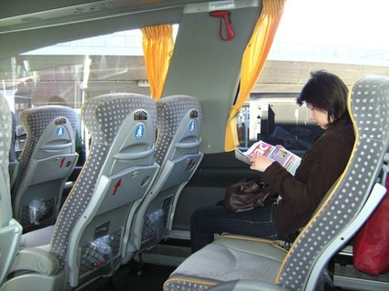 Comvia Bus Standard AC fotografija unutrašnjosti