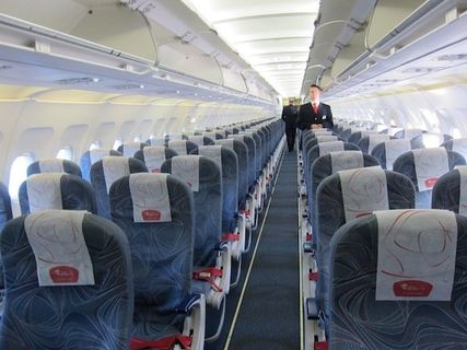 Czech Airlines Economy didalam foto