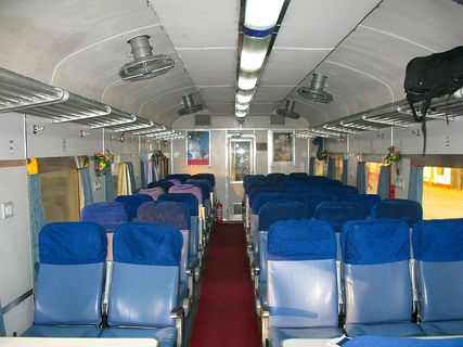 Bangladesh Railway AC Chair Innenraum-Foto