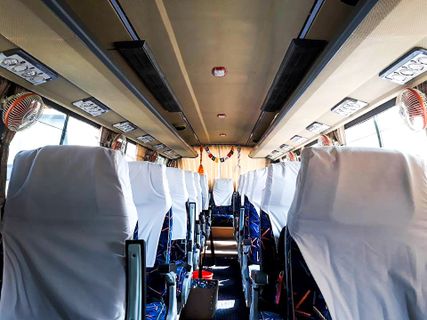 Explore Pokhara Tourist Bus inside photo