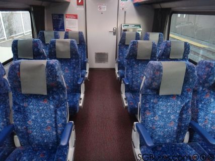 NSW TrainLink First Class fotografía interior