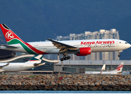 Kenya Airways Economy outside photo