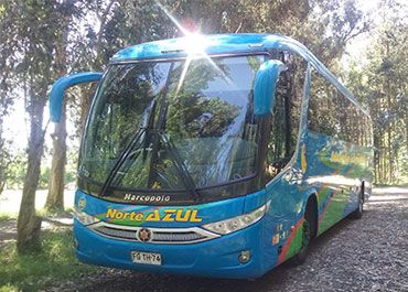 Buses Norte Azul Semi Sleeper vanjska fotografija