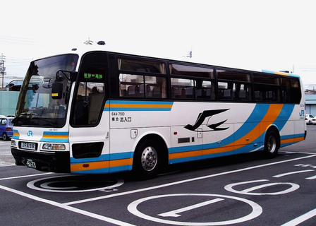 JR Shikoku bus ZJRS4 Intercity Diluar foto