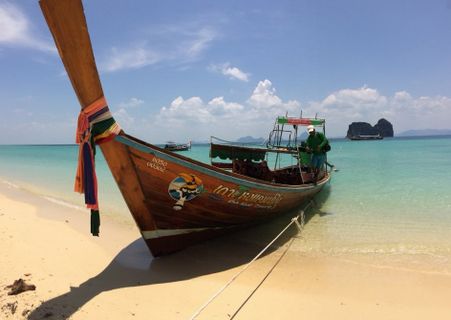 Koh Ngai Camping Long Tail Boat 6pax Utomhusfoto