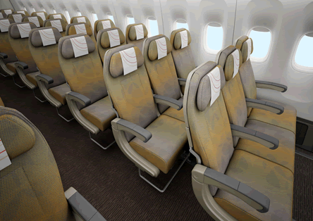 Kenya Airways Economy fotografía interior