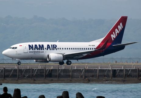 NAM Air Economy outside photo
