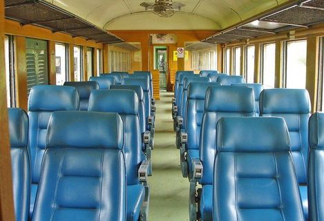 Thai Railway Class II Fan inside photo