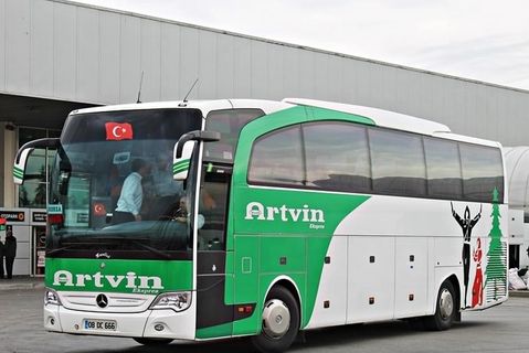 Yesil Artvin Ekspres Minibus Utomhusfoto