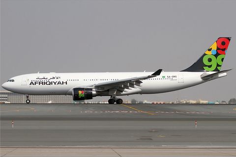 Afriqiyah Airways Economy 外部照片