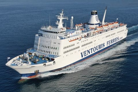 Ventouris Ferries 1 berth cabin Inside 户外照片