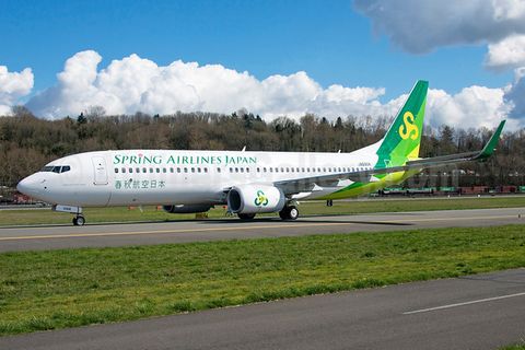 Spring Airlines Japan Economy Utomhusfoto