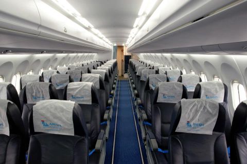 Angara Airlines Economy dalam foto
