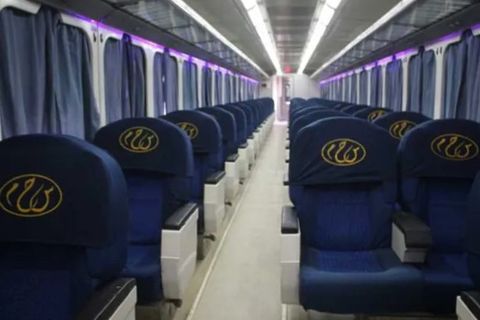 Egyptian Railways First Class inside photo