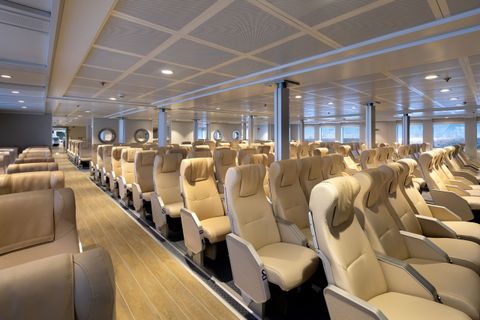 Magic Sea Ferries Reserved Seat Economy didalam foto