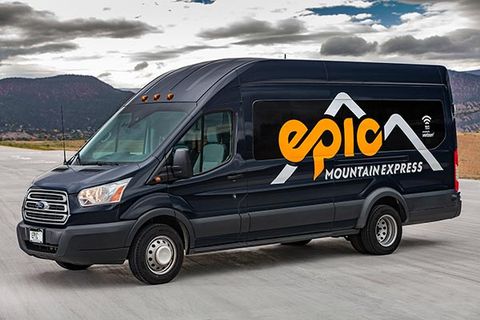 Epic Mountain Express Minivan 户外照片