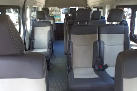 Tropicalia Tours and Transportation Minivan inside photo