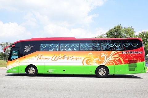 New Asian Travel Bus outside photo