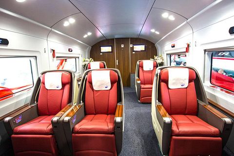 China Railway Business Seat Aussenfoto