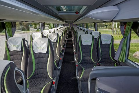 City Bus Express Express Double Decker fotografía interior