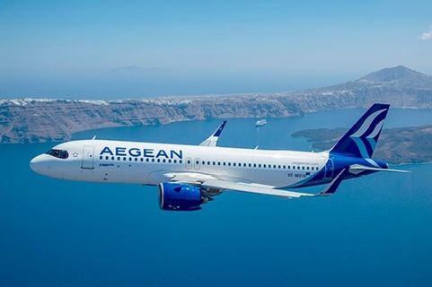Aegean Airlines Economy outside photo