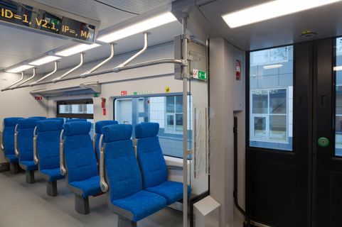 Russian Railways 2nd Class Seat inside photo