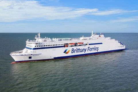 Brittany Ferries High Speed Ferry outside photo