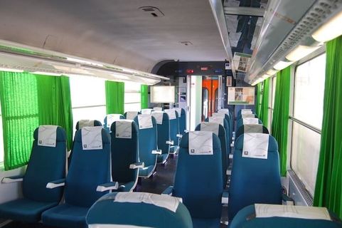 Portuguese Railways 2nd Class Innenraum-Foto
