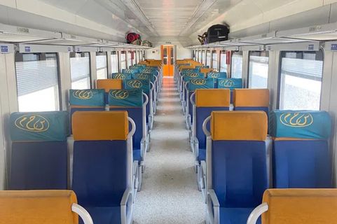 Egyptian Railways Second Class İçeri Fotoğrafı