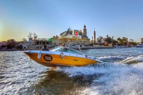 Nile Taxi Speedboat Utomhusfoto