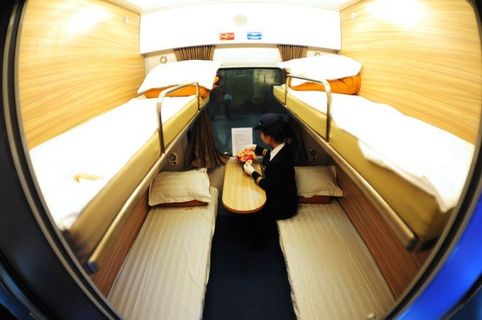 Vietnam Railways VIP Sleeper inside photo