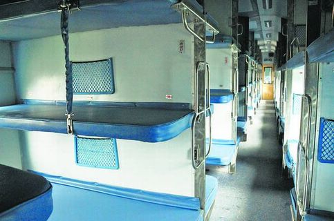 Indian Railways IR 3A - AC 3-Tier Sleeper Diluar foto