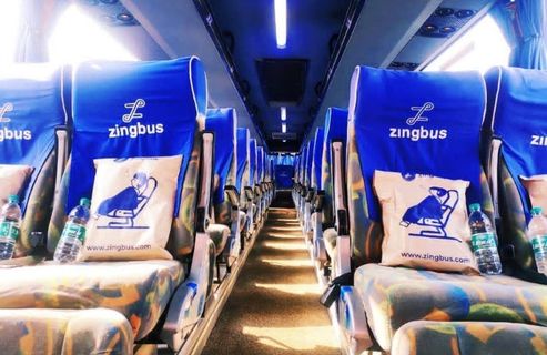 Zingbus A/C Semi Sleeper didalam foto