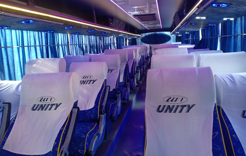 Samarth unity Travels AC Seater inside photo