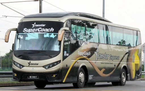 Transtar Travel SG Super Coach outside photo