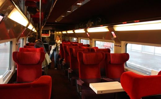 SNCF 1st Class 내부 사진