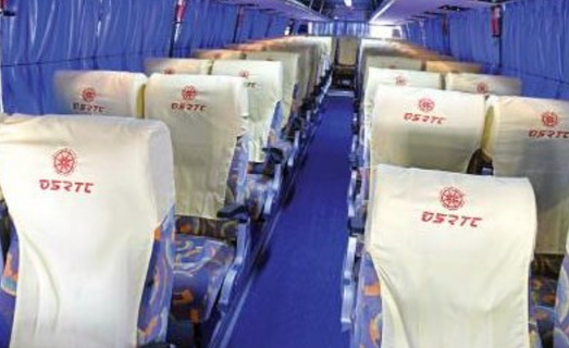 Odisha SRTC AC Seater fotografija unutrašnjosti