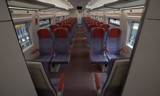 Talgo Train Second Class Innenraum-Foto