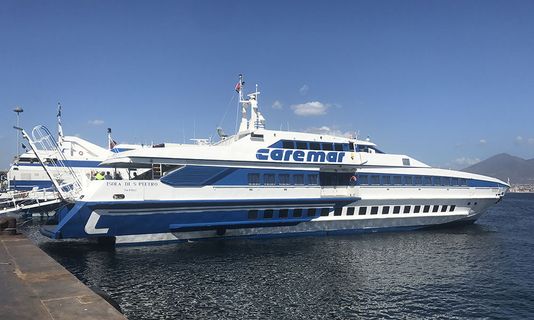 Caremar High Speed Ferry outside photo