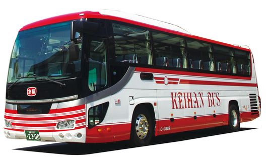 Keihan bus ZKH4 Express خارج الصورة
