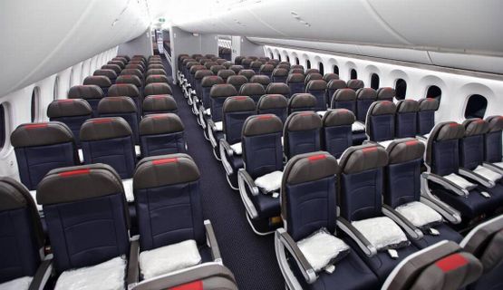 American Airlines Economy fotografía interior