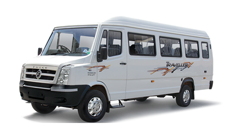 TravelODesk India Minibus 18pax old Aussenfoto
