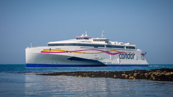 Condor Ferries Deck Seat Economy Aussenfoto