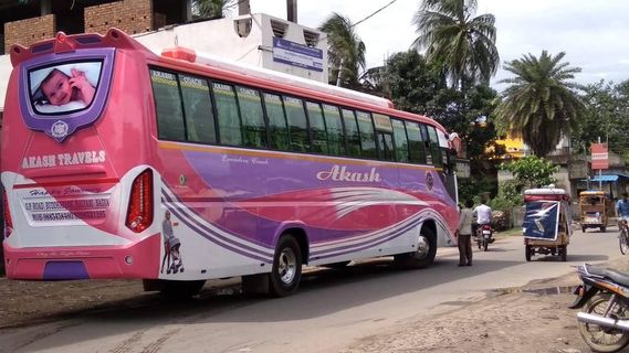Akash Bus Non-AC Sleeper خارج الصورة