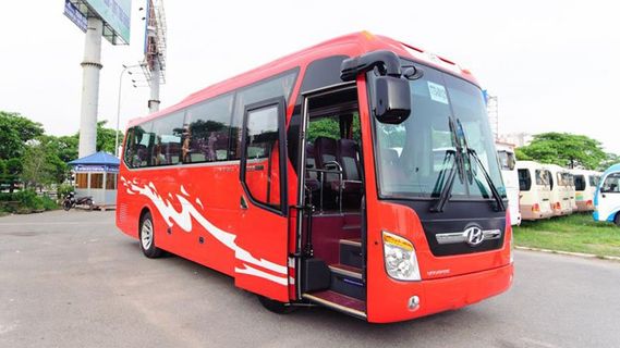 Vietnam Easy Go Travel Tourist Bus Diluar foto