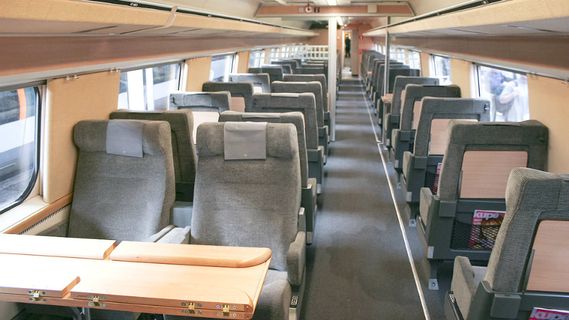 SJ AB First Class Seat Innenraum-Foto